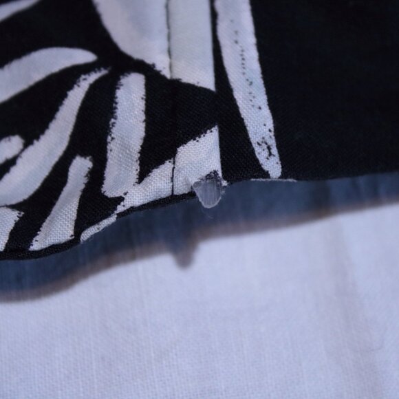 Vintage 80s Black and White Geometric Abstract Bustier Corset Top XXS *last chan - Picture 6 of 6